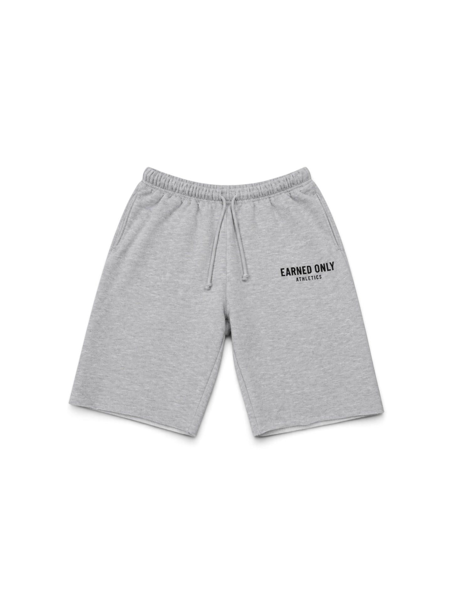 Earned Only Cutoff Fleece Shorts