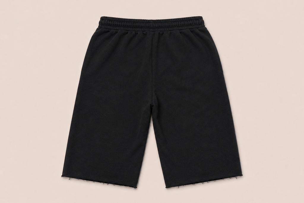 Earned Only Cutoff Fleece Shorts