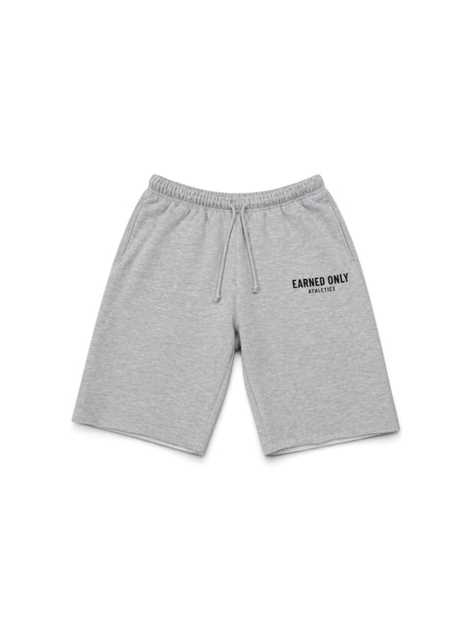 Earned Only Cutoff Fleece Shorts